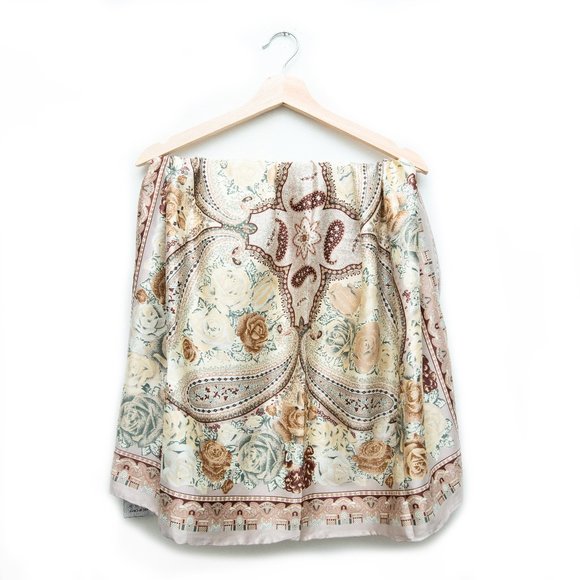 Bernadette Silk Floral Scarf - Picture 1 of 4
